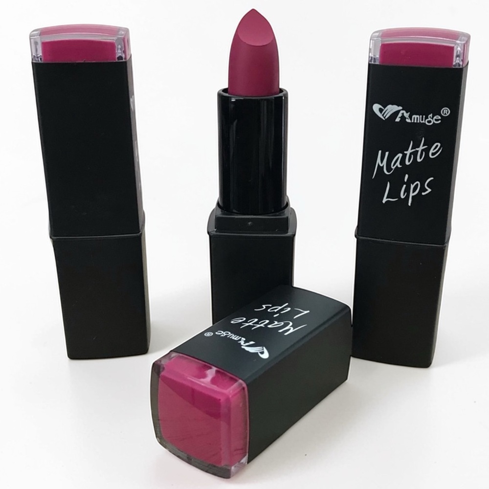 🆕3pcs Amuse Matte Lips Lipstick
